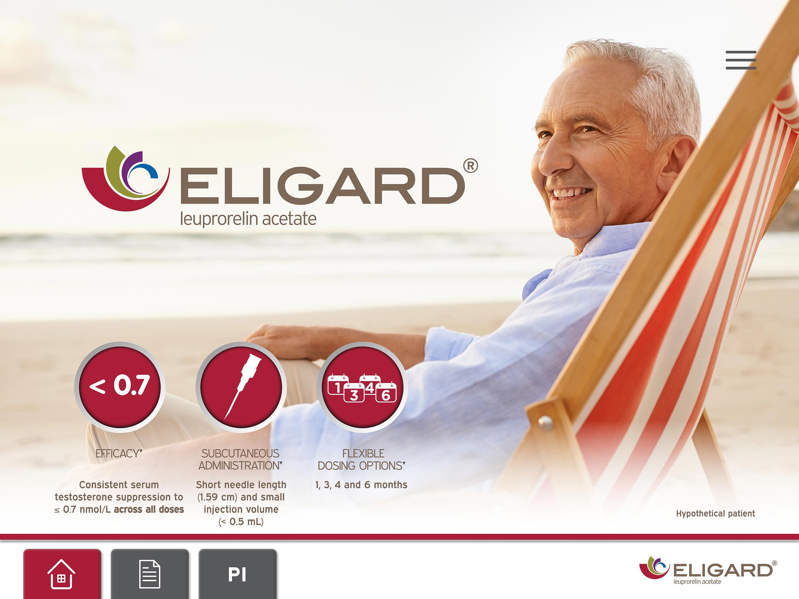 DDB Remedy - Mundipharma - Eligard eDetailers slide and popup updates for iPad application