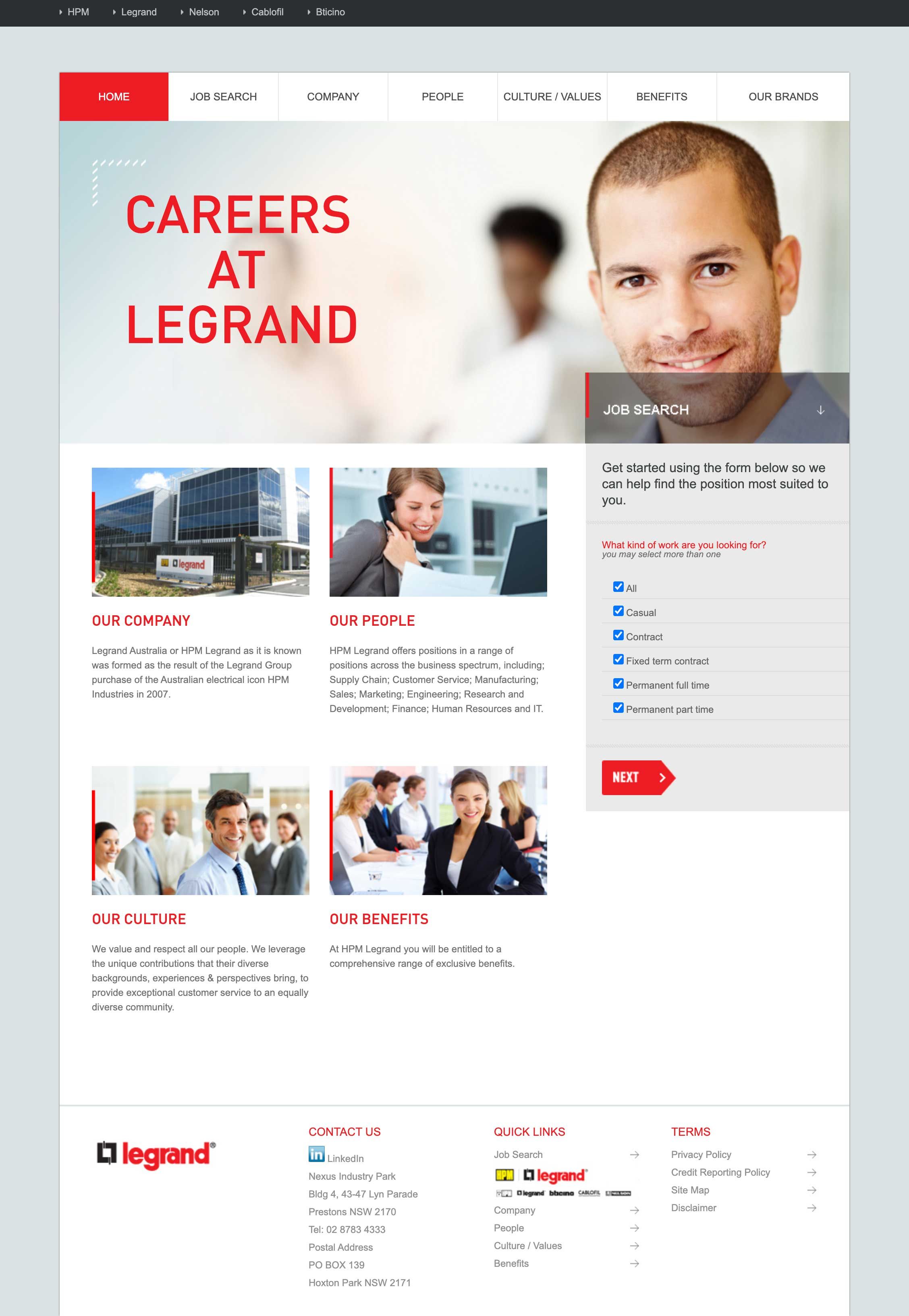 HPM Legrand Careers