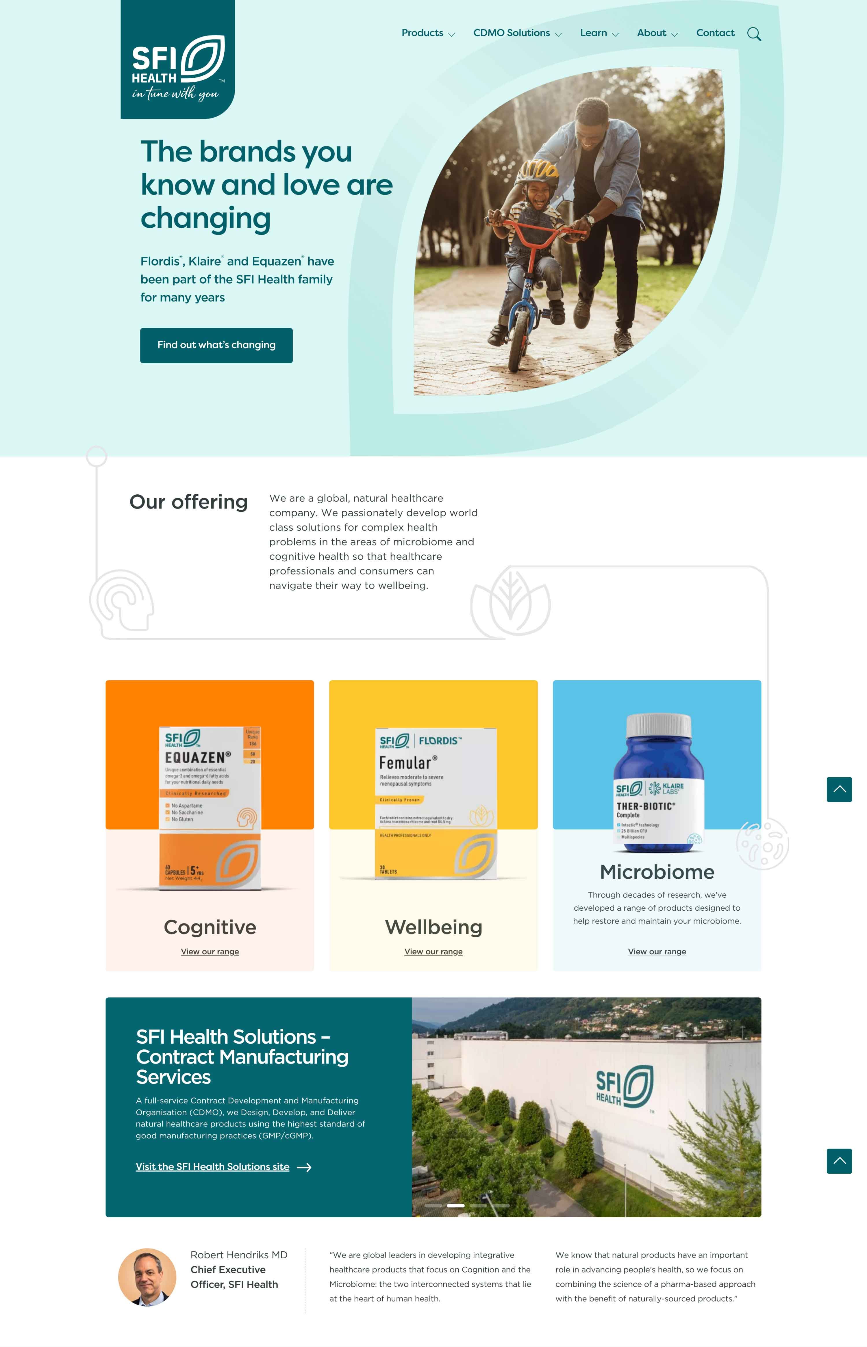 DDB Remedy: Designed the HCP Education section for the SFI Health Website